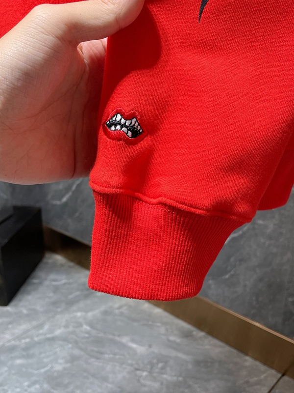 ブランドパーカー角部分ディテール